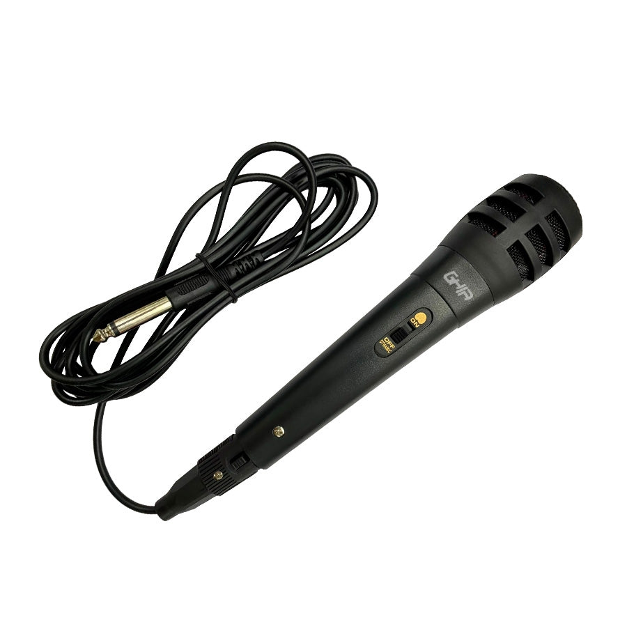 Bafle Ghia Amplificado Doble Bocina 4 Pulg Recargable /Bt/Tws/Usb/Mic/Fm/Luz Led Secuencial