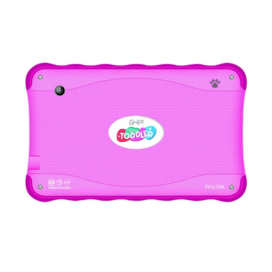 Tablet Ghia 7 Toddler /A133 Quadcore/1Gb Ram/16Gb /2Cam/Wifi/Bluetooth/2500Mah/Android 11 Go/Rosa