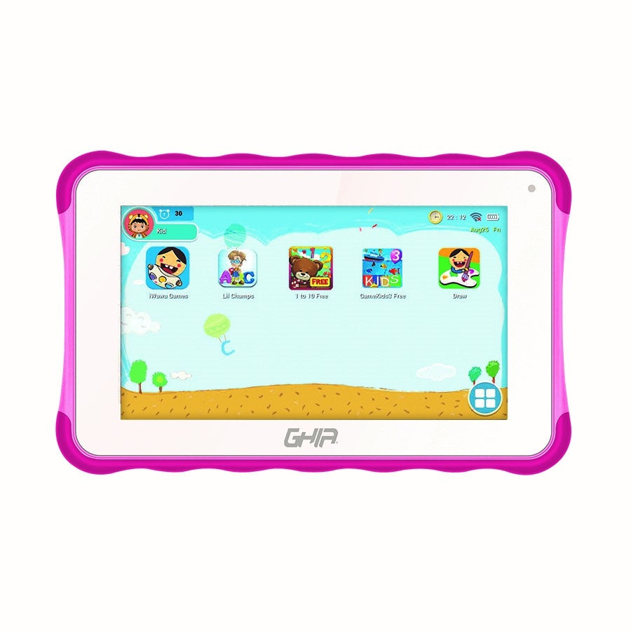 Tablet Ghia 7 Toddler /A133 Quadcore/1Gb Ram/16Gb /2Cam/Wifi/Bluetooth/2500Mah/Android 11 Go/Rosa