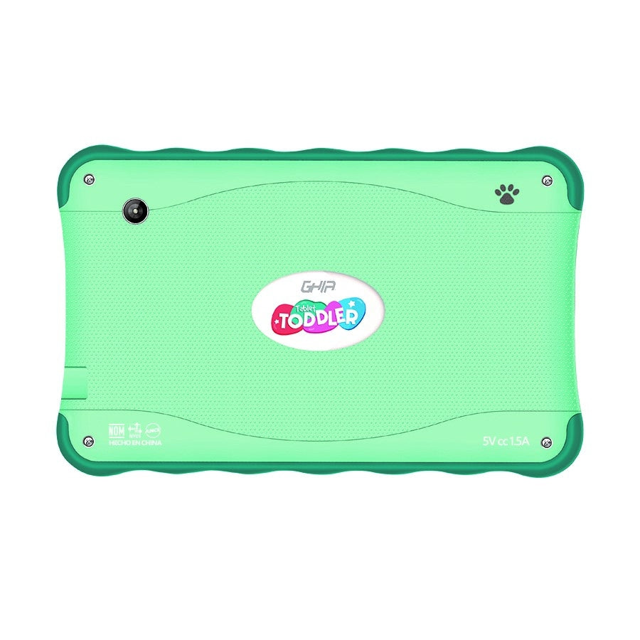 Tablet Ghia 7 Toddler /A133 Quadcore/1Gb Ram/16Gb /2Cam/Wifi/Bluetooth/2500Mah/Android 11 Go/Verde