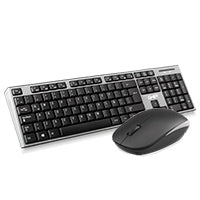 Teclado/Mouse Combo Inalambrico Gt2000Gn Ghia/ Color Gris/Negro