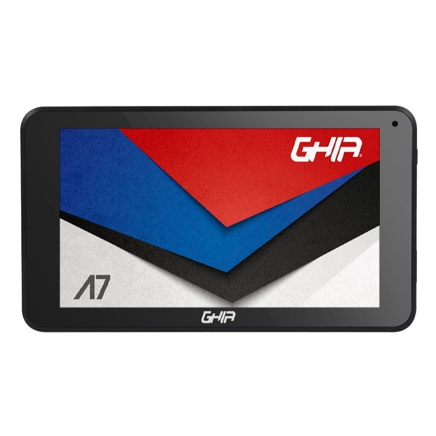 Tablet Ghia A7 Wifi/A50 Quadcore/Wifi/Bt/1Gb/16Gb/0.3Mp2Mp/2100Mah/Android 9 Go Edition/Negra