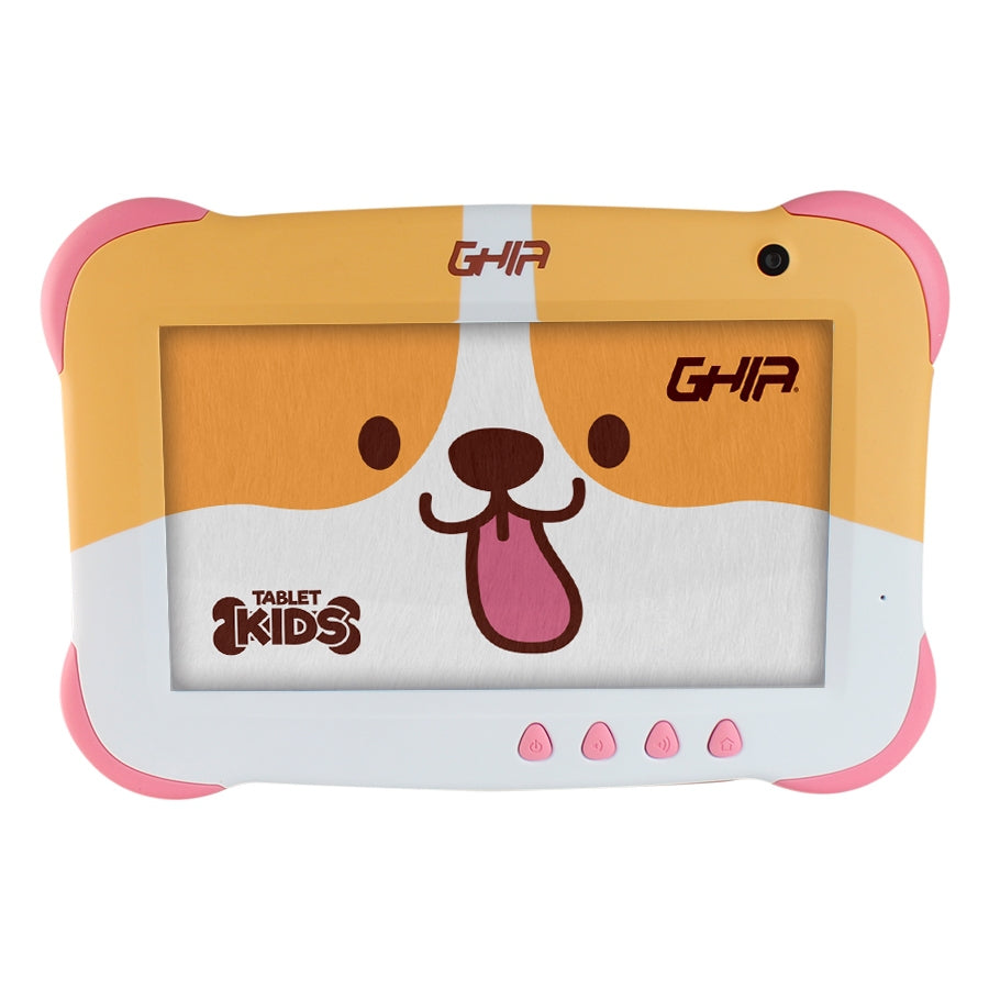 Tablet Ghia 7 Kids/A50 Quadcore/1Gb Ram/16Gb /2Cam/Wifi/Bluetooth/2500Mah/Android 9 /Perrito