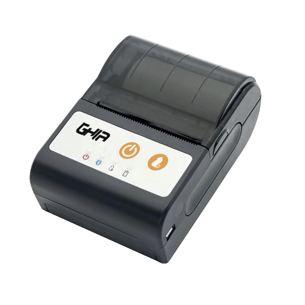 Miniprinter Termica Movil Portatil Ghia Negra 58Mm Bluetooth/Usb/ Ps/2 Serial