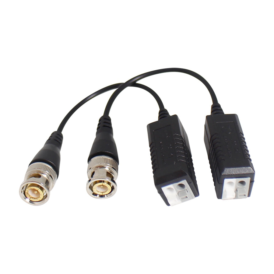 Par De Transceptores Pasivos Ghia Video Balun Ahd /Cvbs/Cvi/Tvi / Con Extension / Distancia De Hasta 350 Mts A 720P / Resolucion Hasta 5Mp.