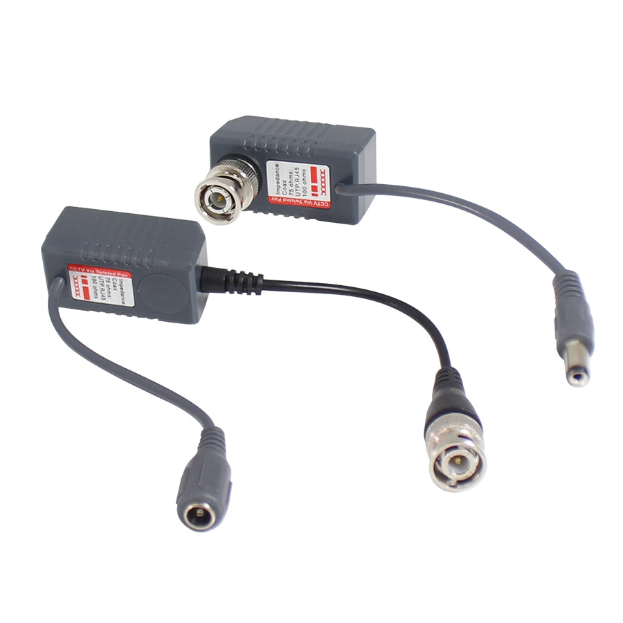 Par De Transceptores Ghia Video Balun Transmite Energia Y Video Ahd /Cvbs/Cvi/Tvi / Con Extension / Distancia De Hasta 350 Mts A 720P / Resolucion Hasta 5Mp.