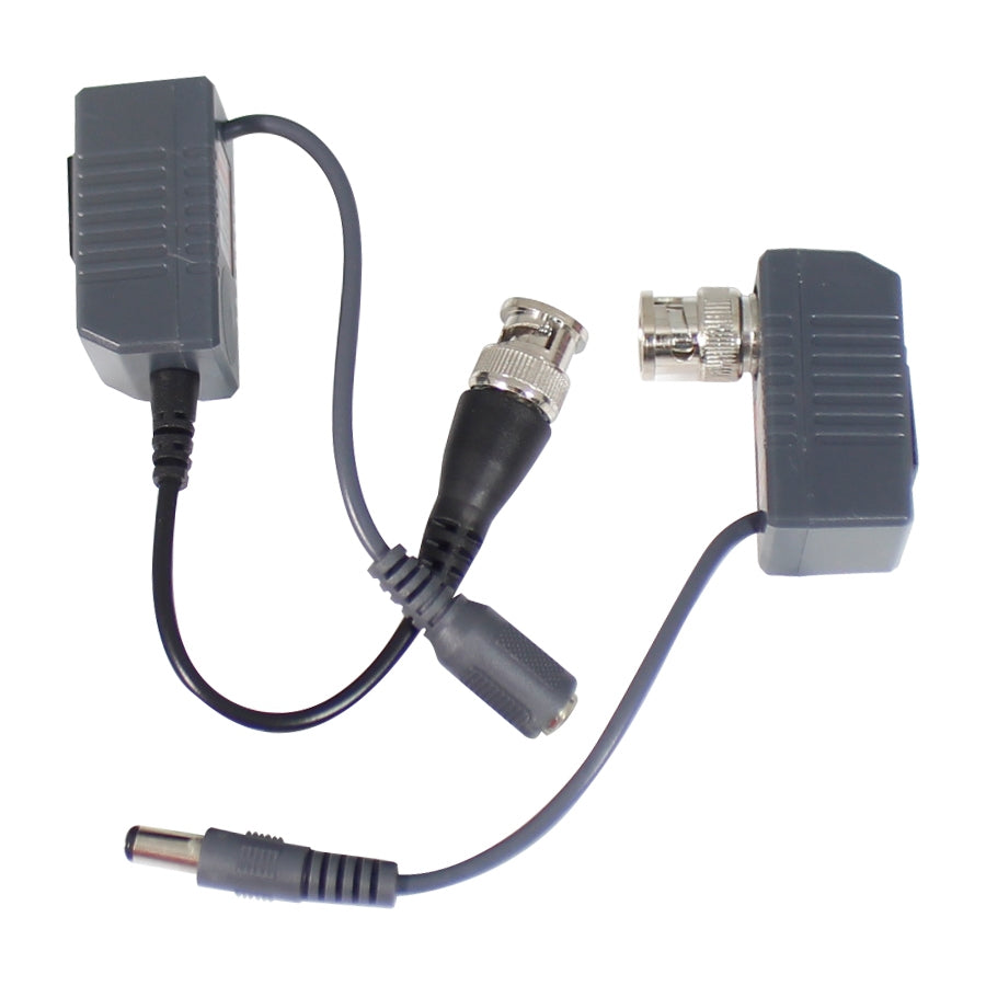 Par De Transceptores Ghia Video Balun Transmite Energia Y Video Ahd /Cvbs/Cvi/Tvi / Con Extension / Distancia De Hasta 350 Mts A 720P / Resolucion Hasta 5Mp.