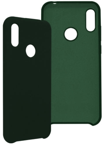 Funda Ghia De Silicon Color Verde Con Mica Para Huawei Y6S