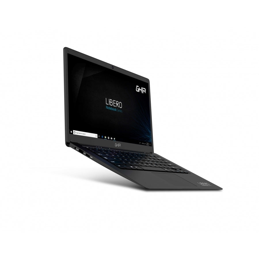 Portatil Ghia Libero 14.1Pulg Negra/Celeron J3355/ 4Gb/128 Gb/Slot Hdd 2.5/Hdmi/Wifi/ Bt/ W10 Pro