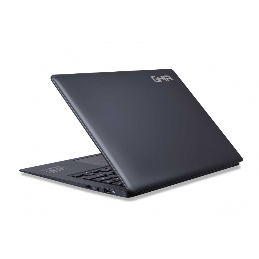 Portatil Ghia Libero 14.1Pulg Negra/Celeron J3355/ 4Gb/128 Gb/Slot Hdd 2.5/Hdmi/Wifi/ Bt/ W10 Pro