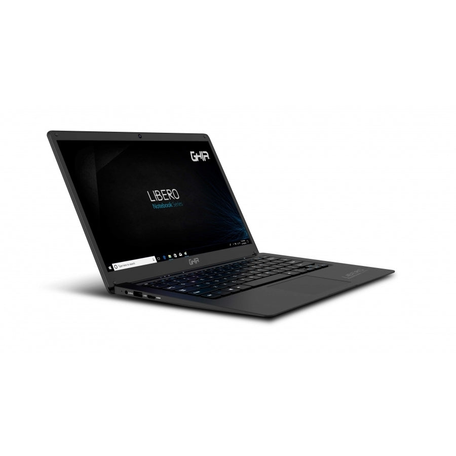 Portatil Ghia Libero 14.1Pulg Negra/Celeron J3355/ 4Gb/128 Gb/Slot Hdd 2.5/Hdmi/Wifi/ Bt/ W10 Pro