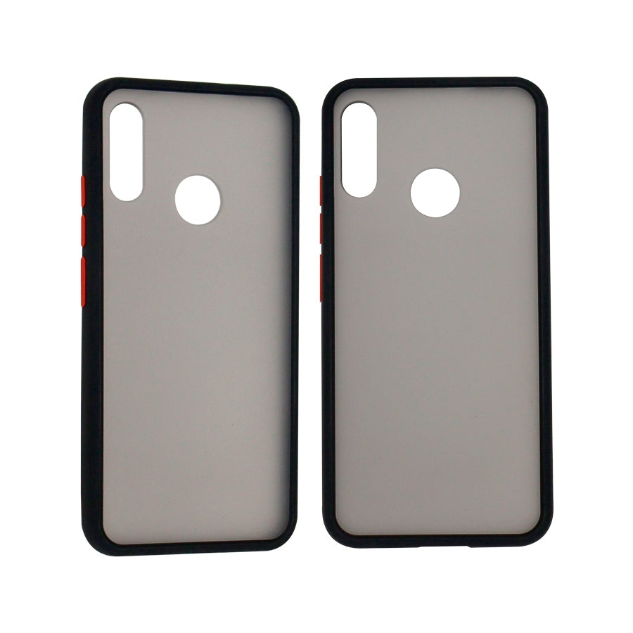 Funda Ghia Humo Semitransparente/ Borde Negro Para Motorola E6 Plus