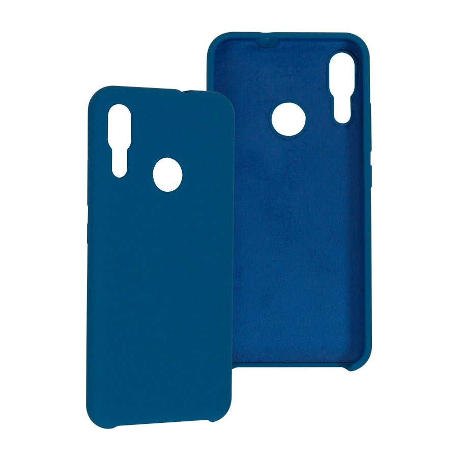 Funda Ghia De Silicon Color Azul Para Motorola E6 Plus