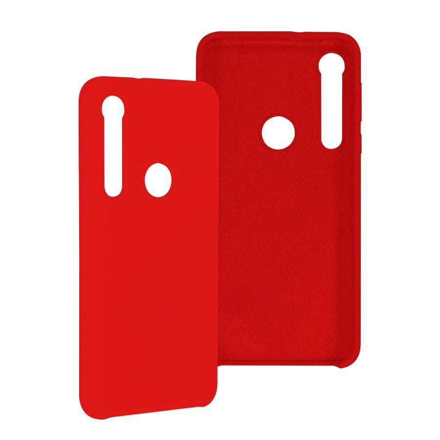 Funda Ghia De Silicon Color Rojo Para Motorola G8 Play