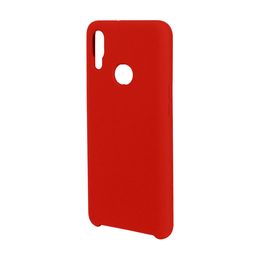 Funda Ghia De Silicon Color Rojo Con Mica Para Samsung A10S