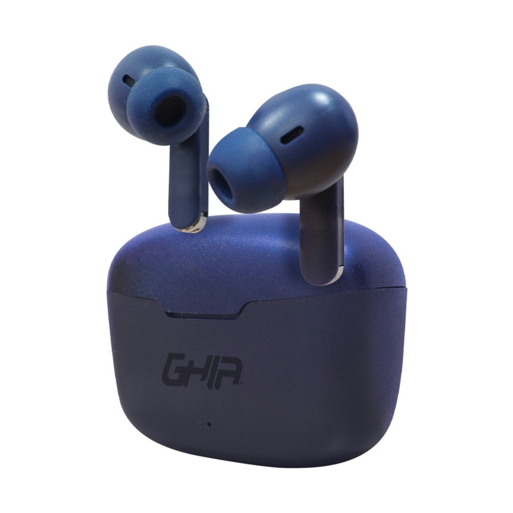 Audifonos Inalambricos Bluetooth Ghia Tws-2 Color Azul