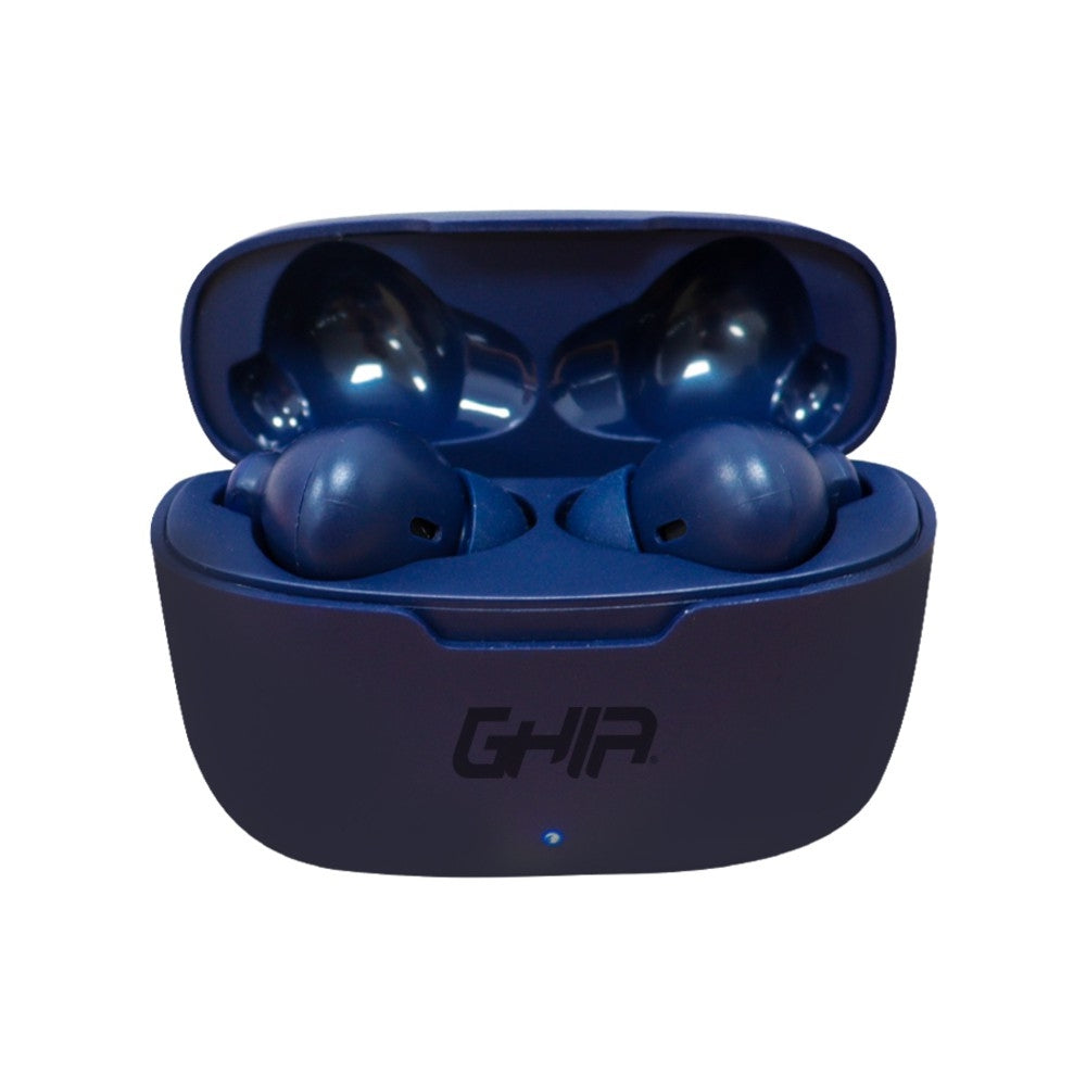 Audifonos Inalambricos Bluetooth Ghia Tws-2 Color Azul