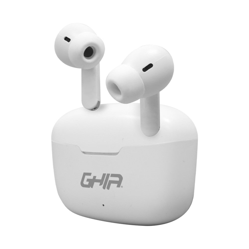 Audifonos Inalambricos Bluetooth Ghia Tws-2 Color Blanco