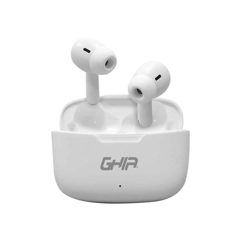 Audifonos Inalambricos Bluetooth Ghia Tws-2 Color Blanco