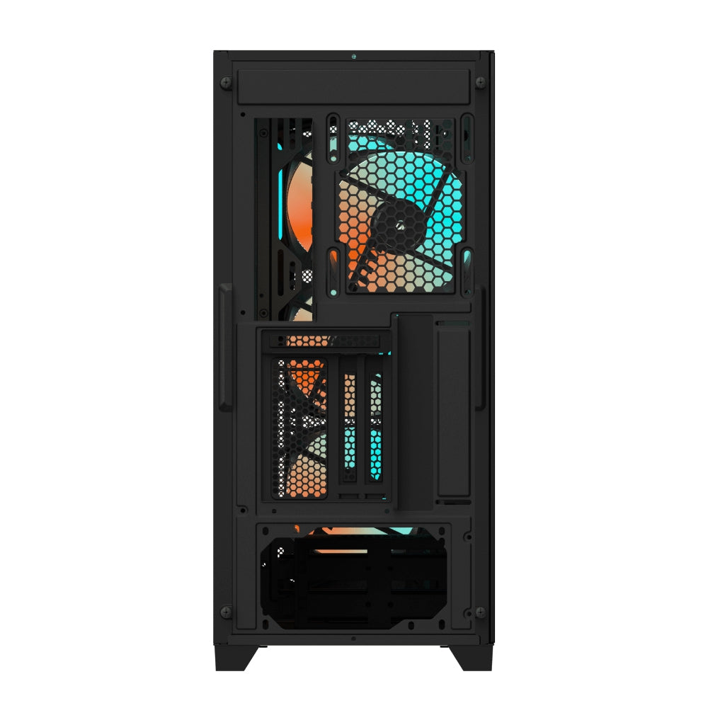 Gabinete Gigabyte Gb-C301G Midi-Tower Pc Plástico Acero Vidrio Templado Atxeatxmicro-Atxmini-Itx Negro