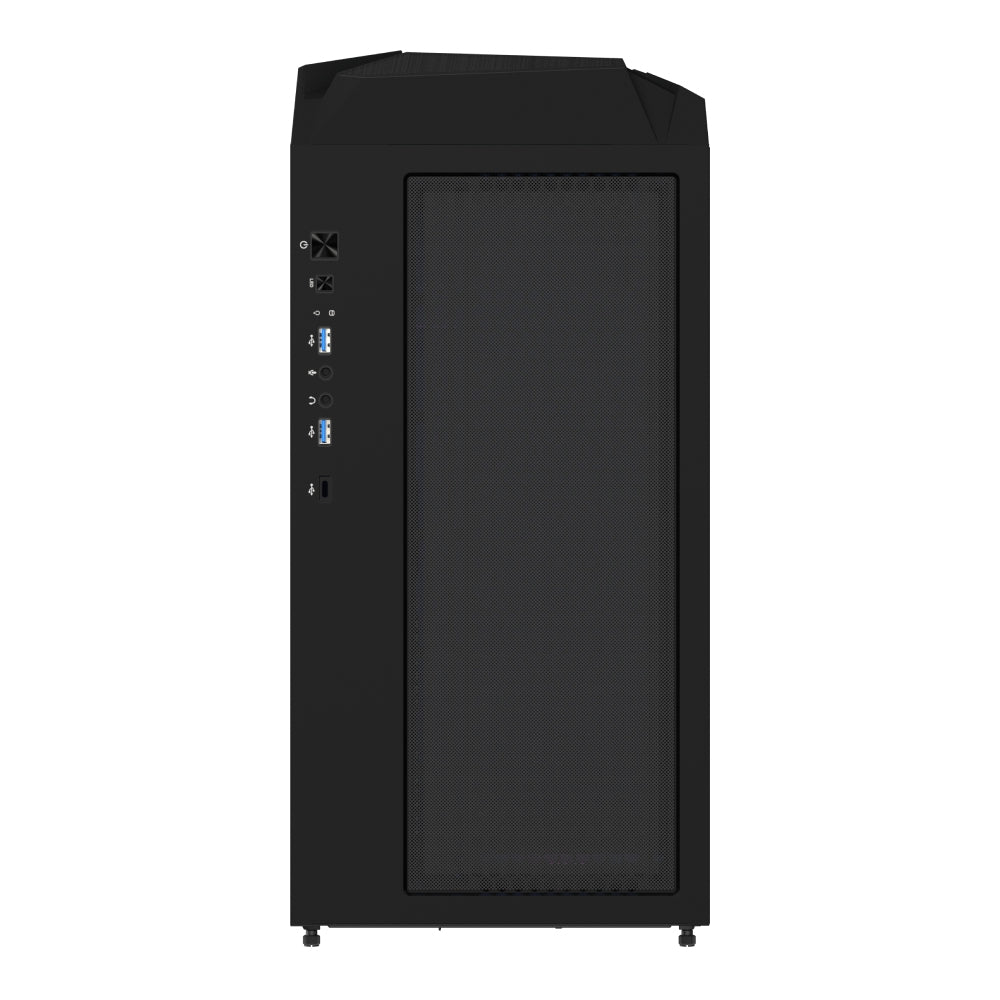 Gabinete Gigabyte Gb-C301G Midi-Tower Pc Plástico Acero Vidrio Templado Atxeatxmicro-Atxmini-Itx Negro