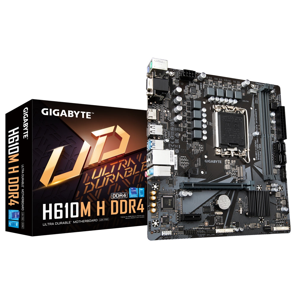 Motherboard Gigabyte H610M Ddr4 64 Gb Intel Lga1700 Micro Atx