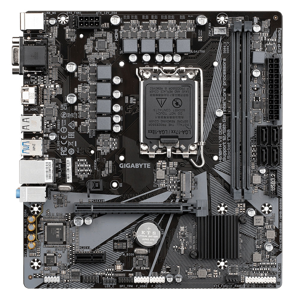 Motherboard Gigabyte H610M V2 Ddr4 Mb