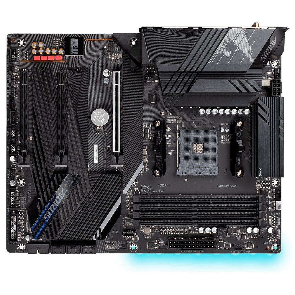 Mb Gigabyte X570 Amd S-Am4 3A Gen/4X Ddr4 3400/M.2/8X Usb3.2/Bluetooth/ Wifi /Atx/Gama Alta/Gamer/Rgb