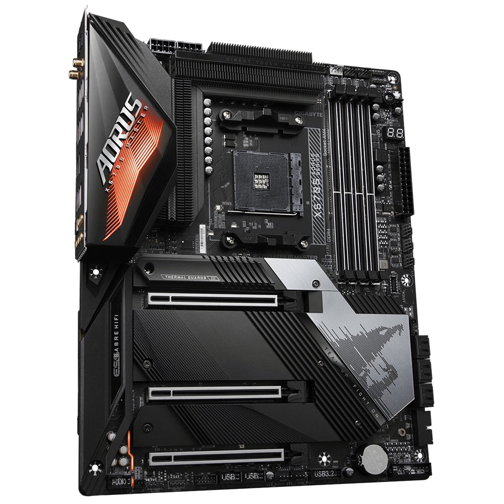 Mb Gigabyte X570 Aorus Master Amd S-Am4 /4X Ddr4 3400/M.2/8X Usb3.2/Wifi/Bluetooth/Atx/Gama Alta/Gamer/Rgb