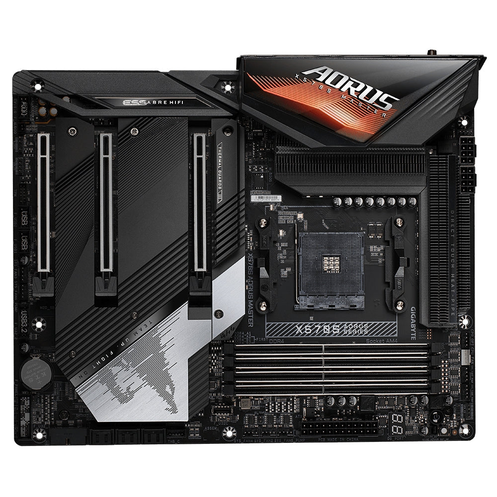 Mb Gigabyte X570 Aorus Master Amd S-Am4 /4X Ddr4 3400/M.2/8X Usb3.2/Wifi/Bluetooth/Atx/Gama Alta/Gamer/Rgb