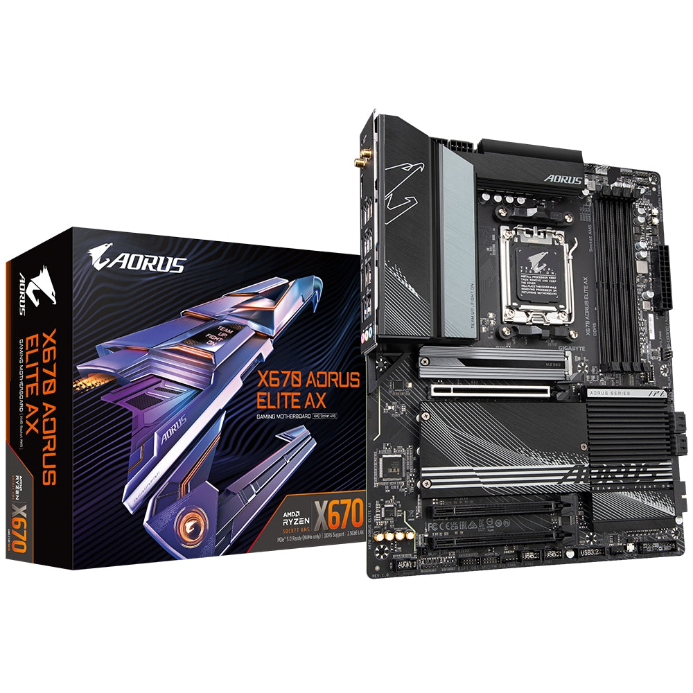 Mb Gigabyte X670 Aorus Elite Amd S-Am5 7A Gen/4X Ddr5 5200/Hdmi/M.2/4X Usb3.2/Usb-C/Atx/Gama Alta