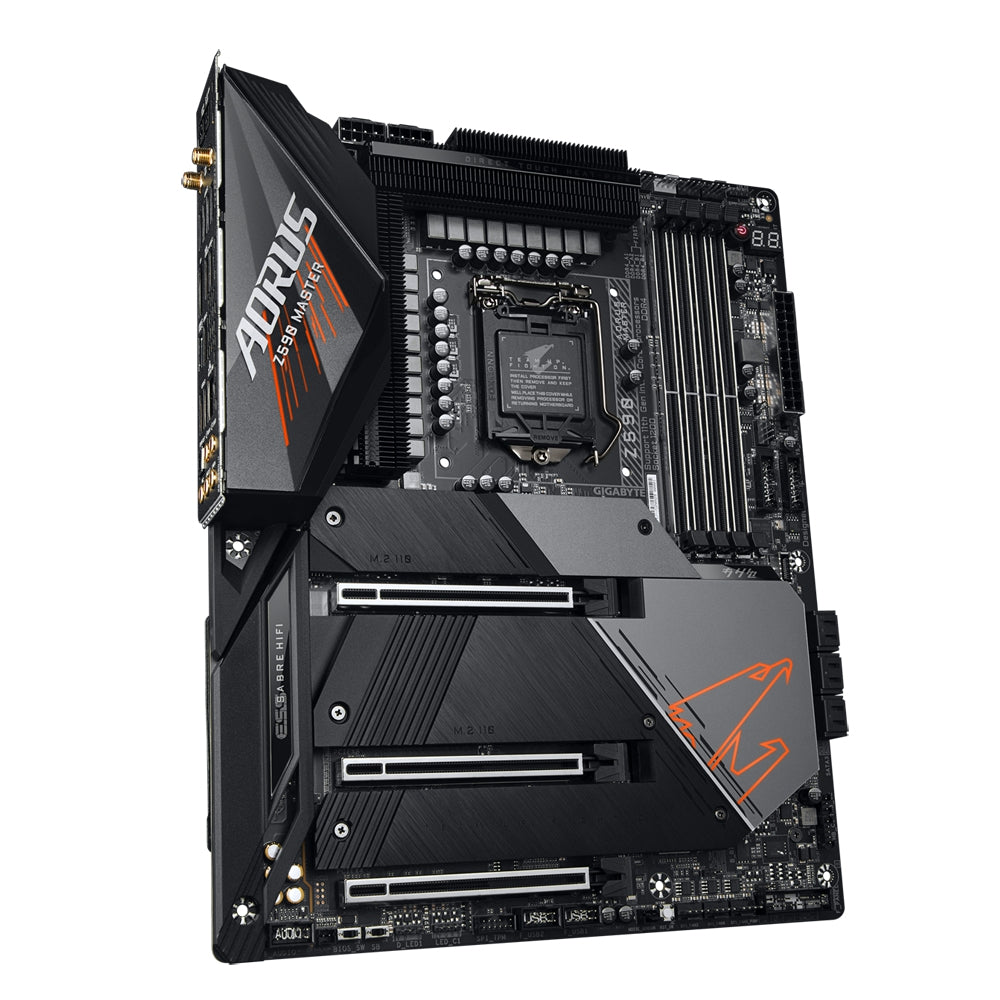 Mb Gigabyte Z590 Intel S-1200 11A Gen/4Xddr4 3200Mhz/Pcie 4.0/Dp/8Xusb 3.2/Usb-C/M.2/Wifi/Bluetoth/Atx//Rgb/Gama Alta/Gamer