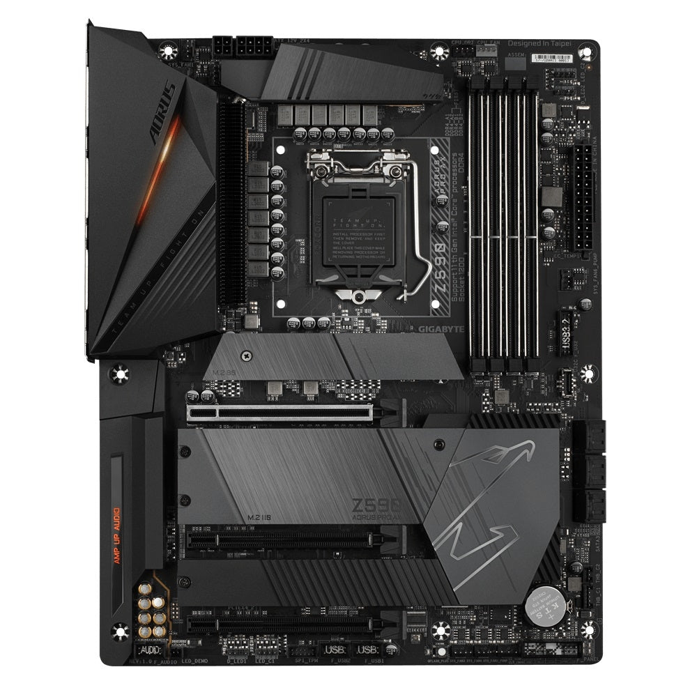 Mb Gigabyte Z590 Intel S-1200 11A Gen/4Xddr4 2933Mhz/Pcie 4.0/Dp/4Xusb 3.2/Usb-C/M.2/Wifi/Bluetoth/Atx/Gama Alta/Gamer