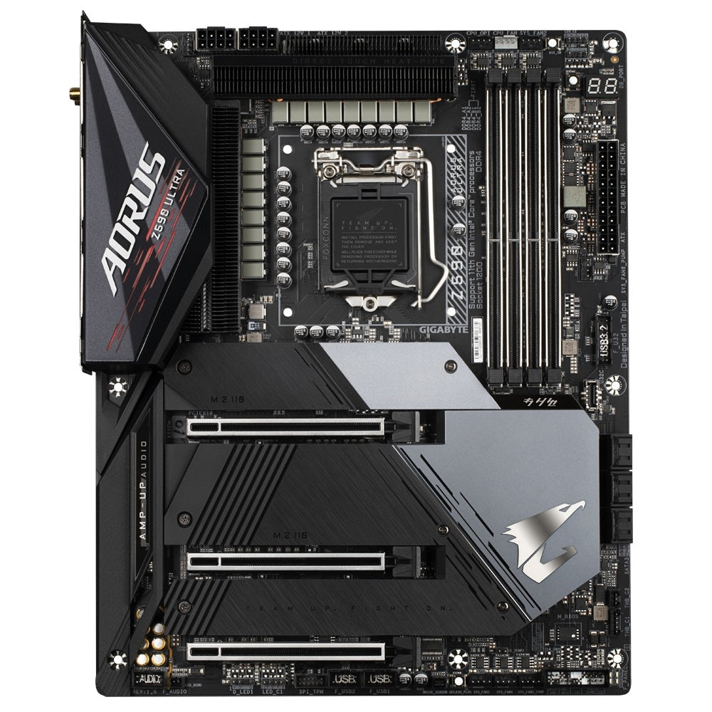 Mb Gigabyte Z590 Intel S-1200 11A Gen/4Xddr4 2933/Pcie 4.0/Dp/8Xusb 3.2/Usb-C/M.2/Wifi/Bluetoth/Atx/Gama Alta/Gamer