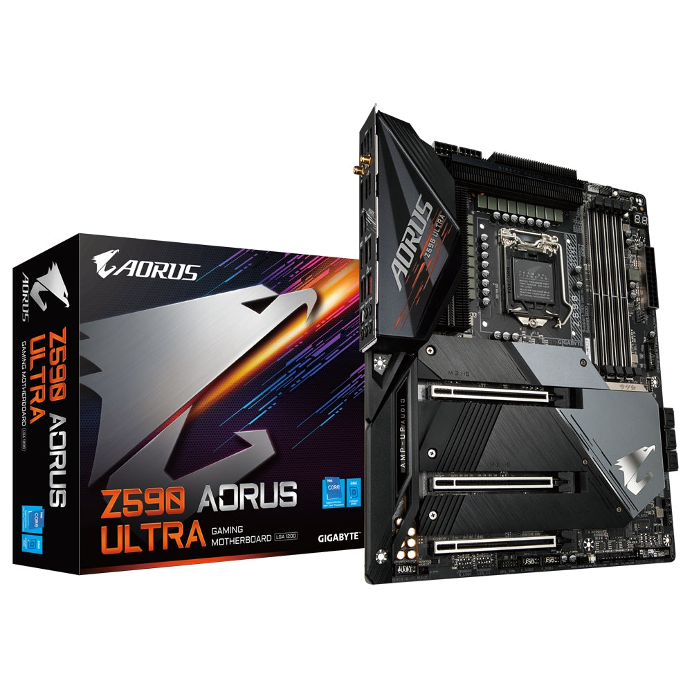 Mb Gigabyte Z590 Intel S-1200 11A Gen/4Xddr4 2933/Pcie 4.0/Dp/8Xusb 3.2/Usb-C/M.2/Wifi/Bluetoth/Atx/Gama Alta/Gamer