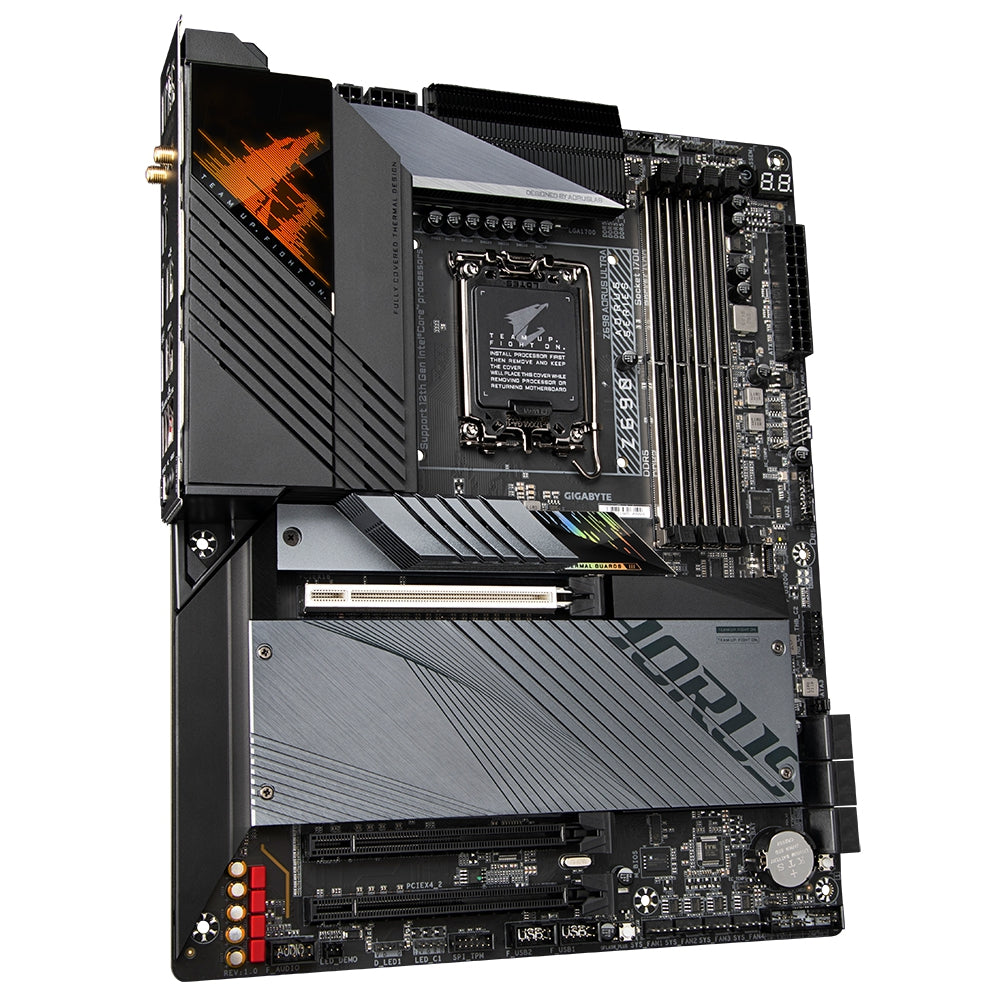 Mb Gigabyte Z690 Intel S-1700 12Gen/4Xddr5 4800Mhz/Pcie 16X/Dp/4Xusb 3.2/Usb-C/M.2/Wifi/Bluetoth/Atx/Gama Alta/Gamer