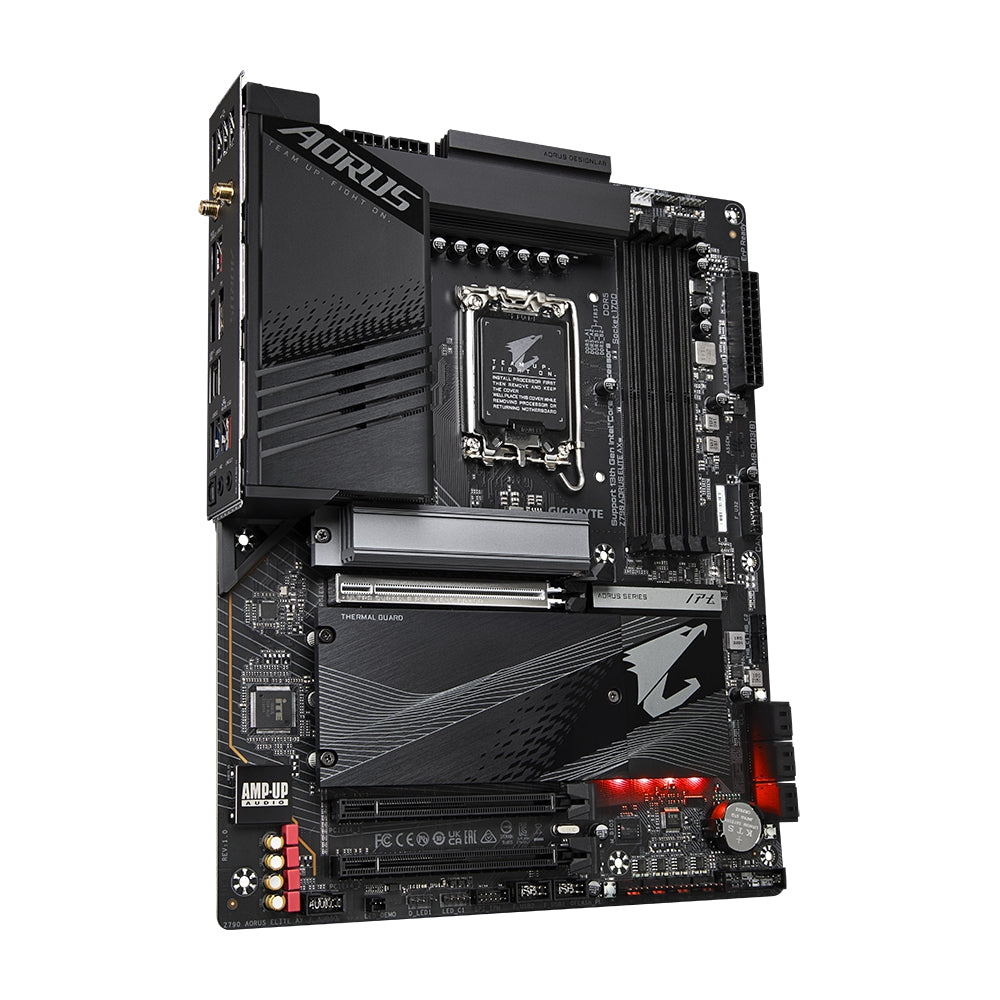 Mb Gigabyte Z790 Aorus Elite Intel S-1700 13A Gen/4X Ddr5 5800/Dp/Hdmi/M.2/4X Usb3.2/Usb-C/Atx/Gama Alta