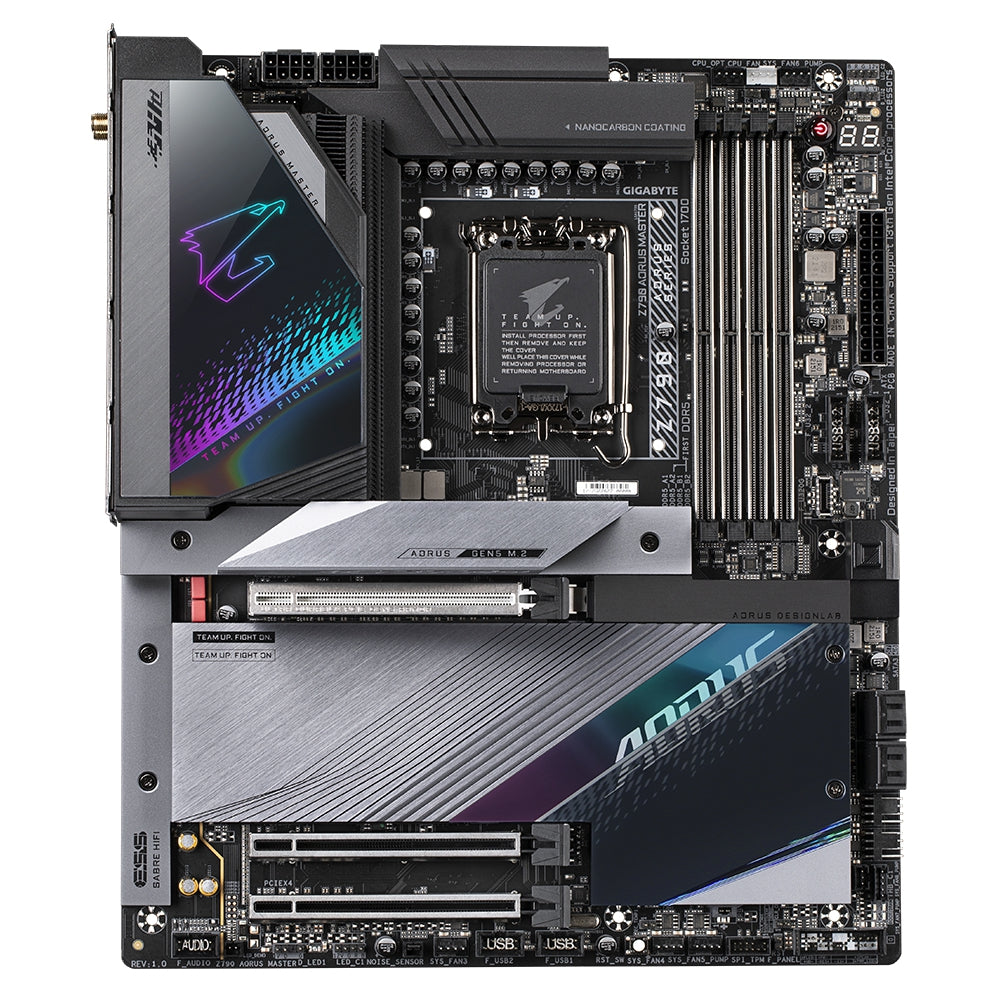 Mb Gigabyte Z790 Aorus Master Ntel S-1700 13A Gen/4X Ddr5 5800/Dp/Hdmi/M.2/4X Usb3.2/Usb-C/Atx/Gama Alta