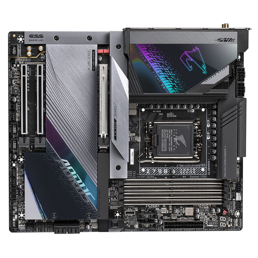 Mb Gigabyte Z790 Aorus Master Ntel S-1700 13A Gen/4X Ddr5 5800/Dp/Hdmi/M.2/4X Usb3.2/Usb-C/Atx/Gama Alta