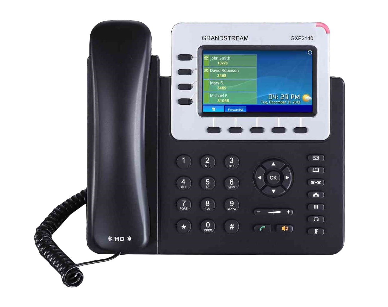Teléfono Ip Grandstream Gxp2140 Telefono De Lineas Con Cuentas Sip Gigabit Poe Conferencia 5 Vias Bluetooth Incluye Su Fuente Alimentacion