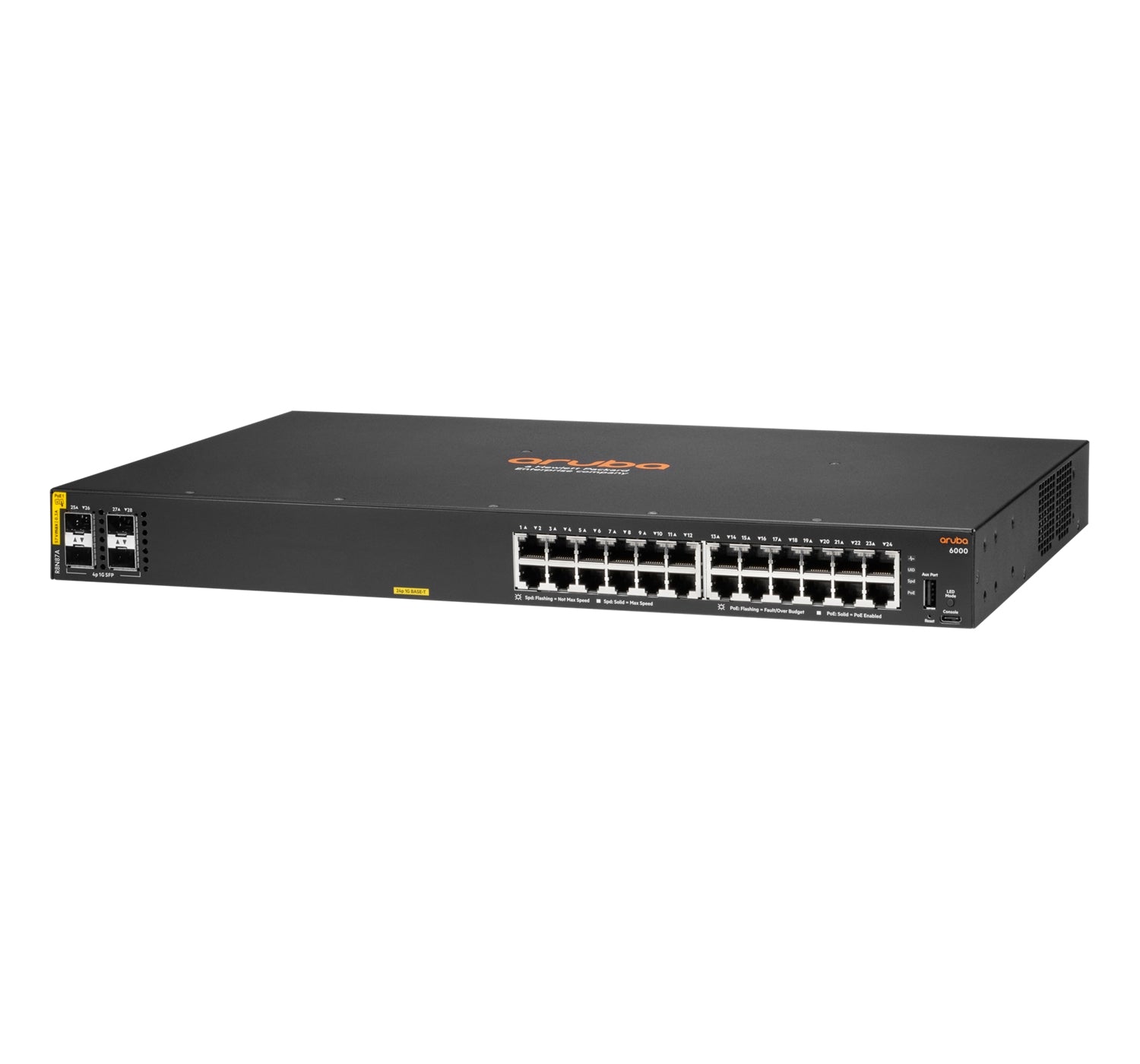 Switch Aruba Instant On 6000 24 G Clase Poe Sfp 370 W