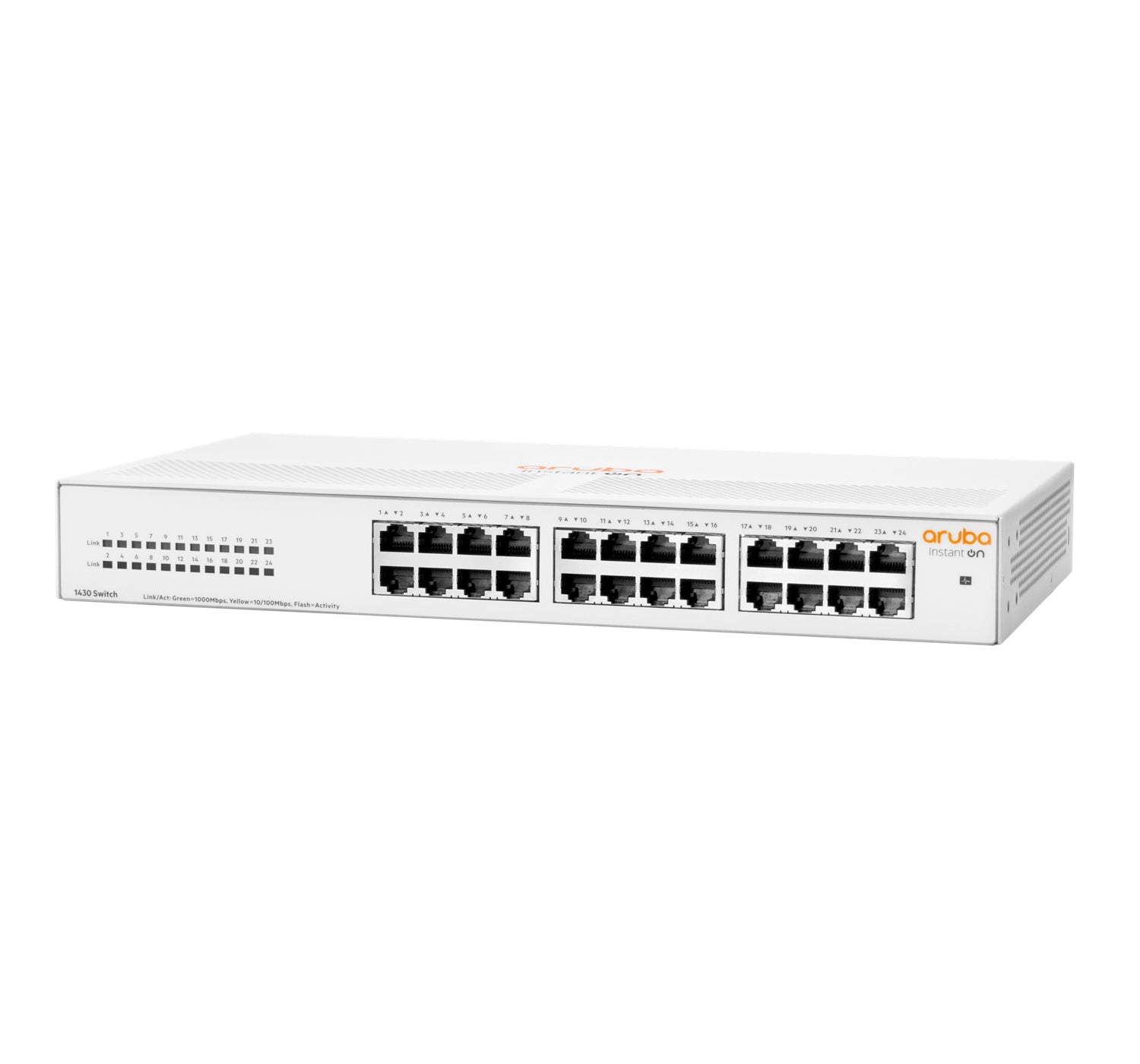 Switch Hpe Aruba Instant On 1430 Con 24 Puertos Rj45 10/100/1000 Mbps No Administrable