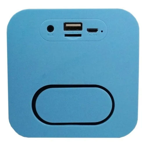 Bocina Inalámbrica Highlink 7500462951597 Color Azul Radio Fm Lector Usb Micro Sd Batería Recargable Portátil Ligera