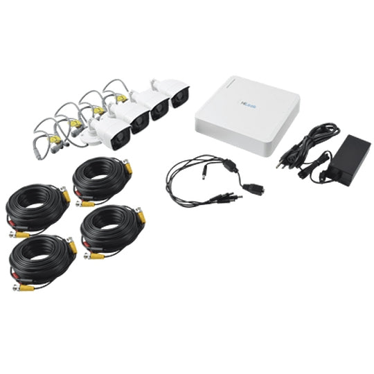 Sistema Completo De Cctv Hilook Kit7204Bm Metal H264+ 720P (1Mp)