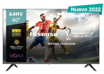 Pantalla Hisense 40A4Hv Televisor Pulgadas Led Fhd 1920 X 1080 Pixeles Smart Vidaa