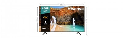 Televisor Hisense 58A6Gr Pulgadas Modelo Smart 4K Roku