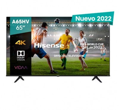 Pantalla Hisense 65A65Hv Televisor Pulgadas Led 4K Uhd 3840 X 2160 Pixeles Smart Vidaa