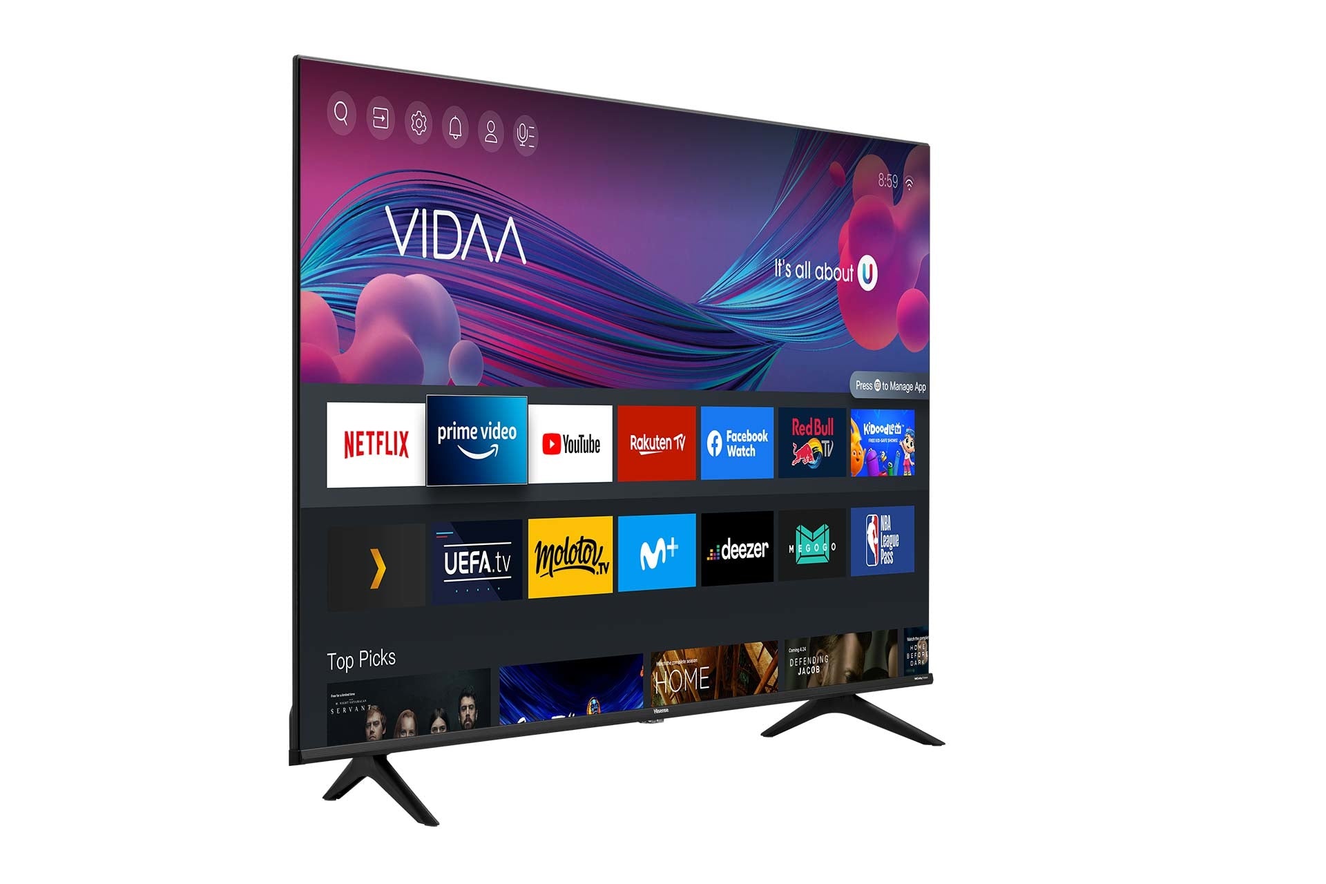 Television Hisense 75A6G Pulgadas 4K Uhd 3840 X 2160 Pixeles Android