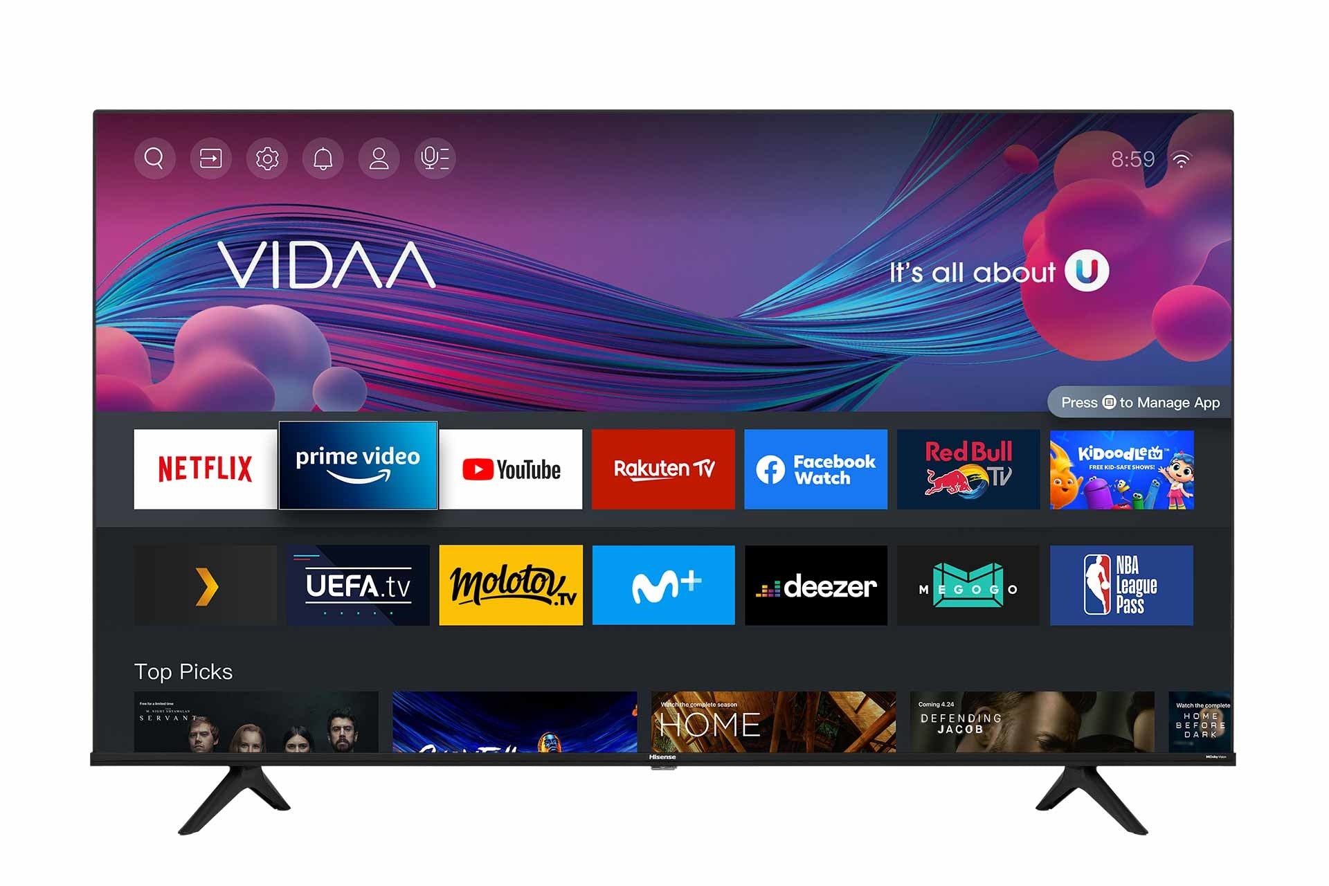 Television Hisense 75A6G Pulgadas 4K Uhd 3840 X 2160 Pixeles Android