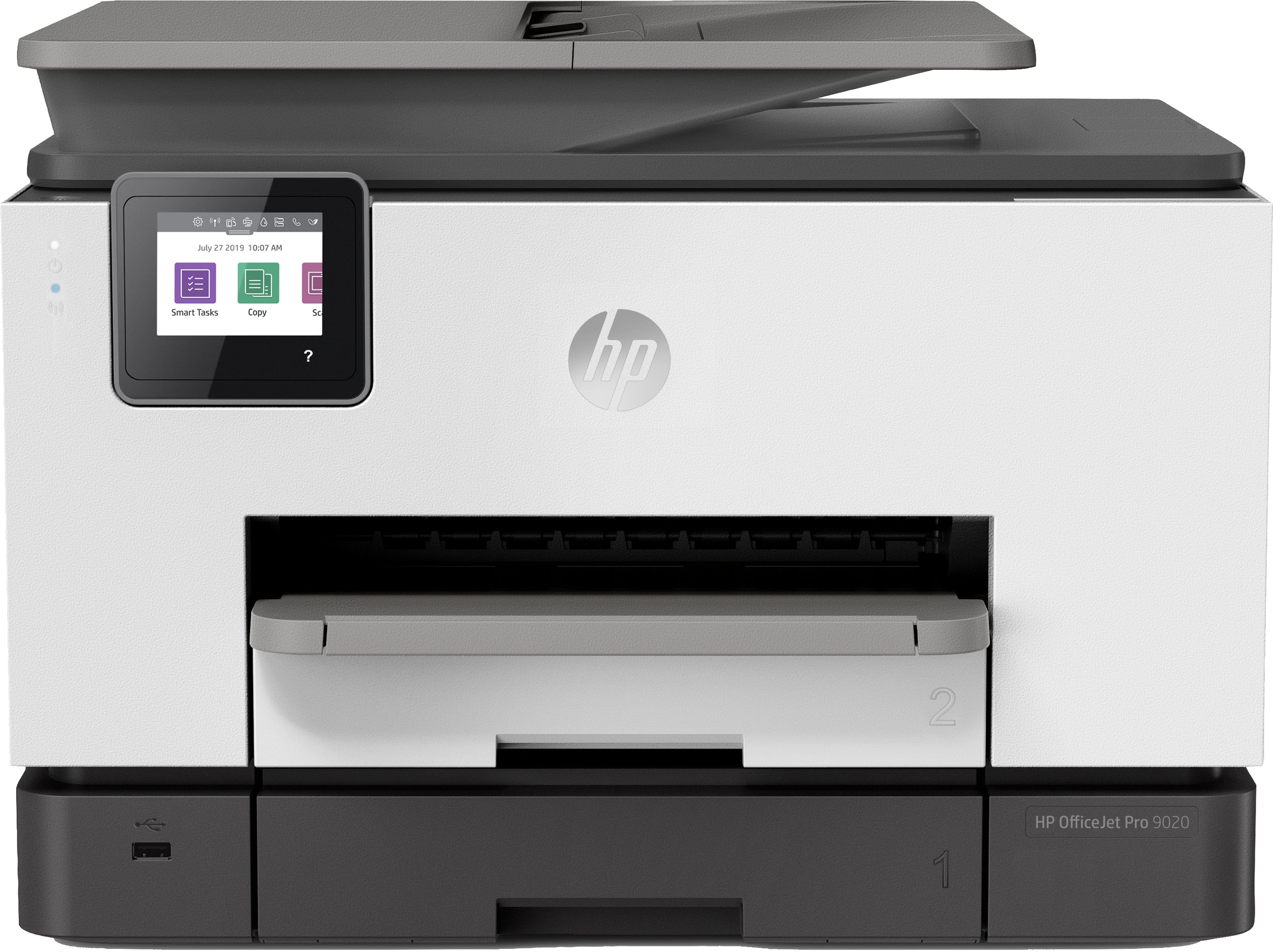 Multifuncional Hps Hp Officejet Pro 9020, 24 Ppm Negro/ 20 Ppm Color, Inyeccion De Tinta, Usb, Wifi, Red